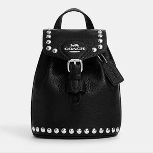 NWT Coach Amelia Convertible Backpack With Rivets